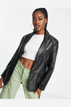 Bershka Leather Jackets Women FASHIOLA INDIA