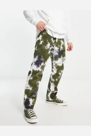 ASOS Regular jeans in corduroy with tie dye design