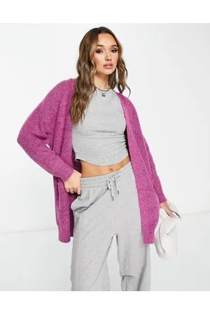 SELECTED Femme Femme brushed wool knitted longline cardigan in