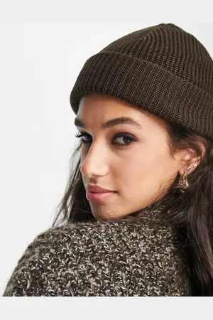 Weekday Stan fisherman beanie in chocolate
