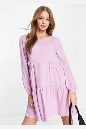 ONLY Naya printed smock mini dress in
