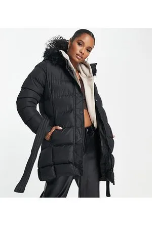 Petite Down Filled Puffer Packable Longline Coat | Karen Millen