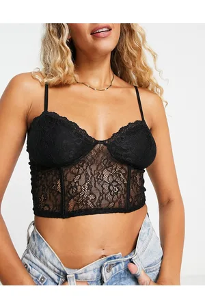 ASOS Cropped lace cami in