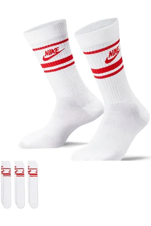 Nike Everyday Essential 3 pack socks in /red