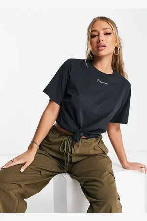 Berghaus Cotton centre logo boyfriend fit t-shirt in