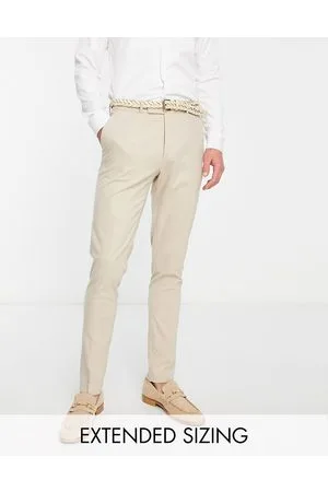ASOS Skinny suit trousers in stone