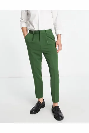 ASOS Tapered smart trouser in khaki