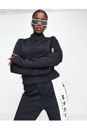 Msgd Ski Black Slogan Long Sleeve Bodysuit, Black from Missguided