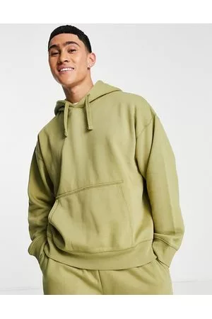 ASOS Heavyweight Oversized Hoodie in Red for Men