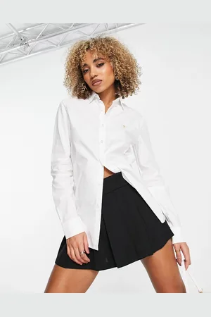 Farah Brewer boyfriend fit shirt in