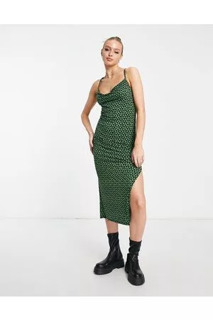Abercrombie & Fitch Cowl neck slip dress in