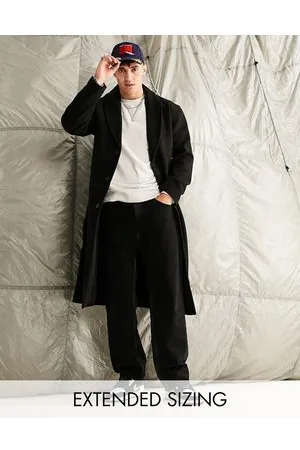 ASOS Relaxed fit wool look overcoat in