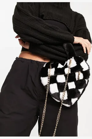 Jayley Faux fur mini hand bag in