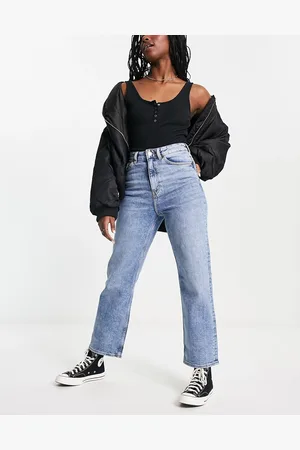 Monki Zami high waist straight leg jeans in vintage