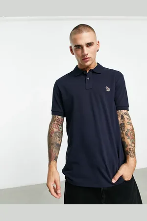 Paul Smith Regular fit logo short sleeve polo in