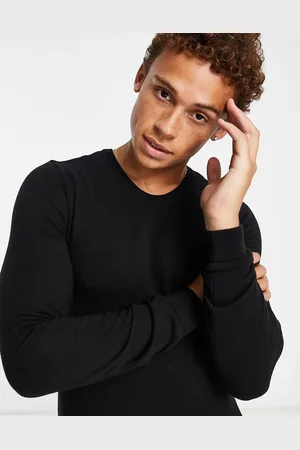 New Look Muscle fit knitted jumper in