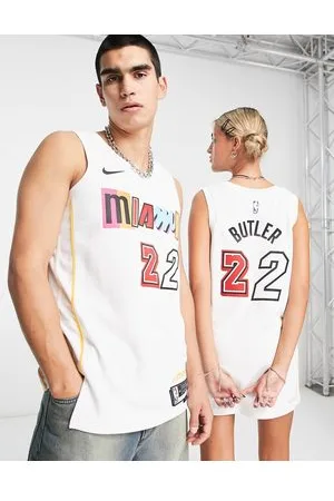 Nike Basketball NBA Chicago Bulls Dri-FIT City Edition jersey vest in white