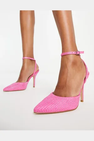 Raid Leeza diamante slingback sandals in hot