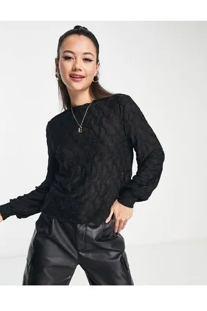 Y.A.S Y.A.S. Sally textured high neck top in