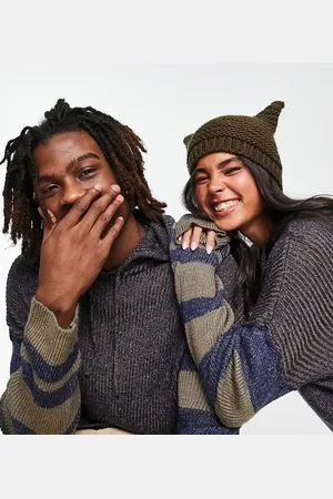 COLLUSION Unisex oversized knitted hoodie in