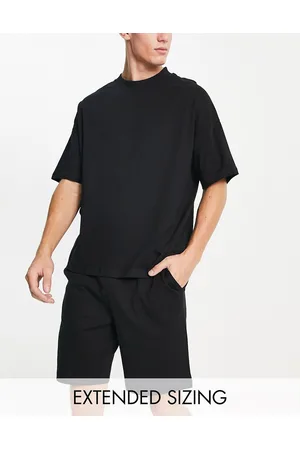 ASOS DESIGN oversized T-shirt in black with Los Angeles print