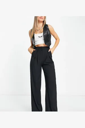 COLLUSION Wide leg trousers in pinstripe