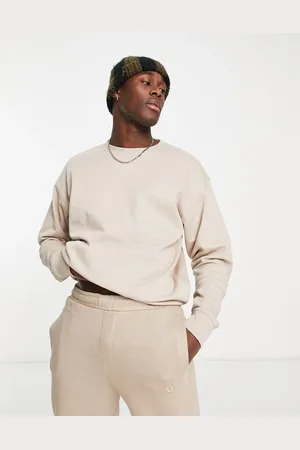 New Look Crew sweatshirt in stone
