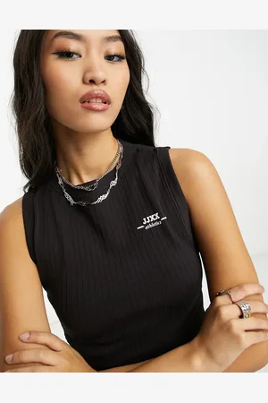 JJXX Seamless high neck crop top in