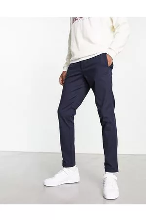 River Island smart trousers in grey check  ASOS