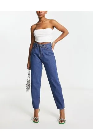 FAE High waist mom jeans in dark