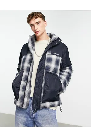 Armani puffer shop jacket mens sale