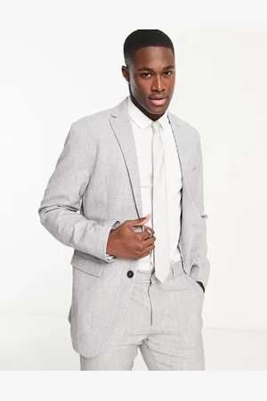 New Look Slim suit jacket in texture