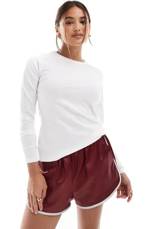 ASOS Ultimate slim fit t-shirt with long sleeves in cotton in