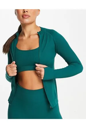 HIIT Essential seamless full zip up top