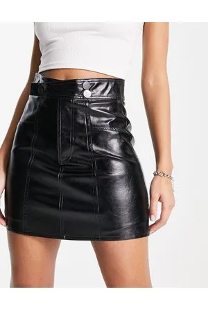 Raga Natasha faux leather patent mini skirt in
