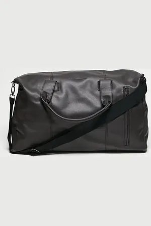 French Connection Faux leather weekend holdall bag in