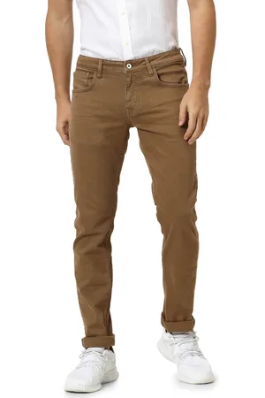 Celio Khaki Slim Fit Jeans (ROSHADE)