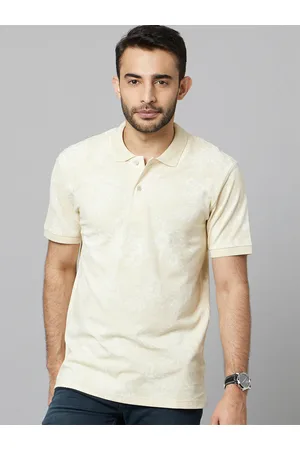 Celio Off-White Tropical Classic T-Shirt