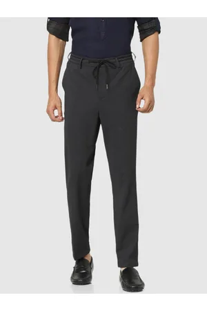 Celio Charcoal Classic Trousers (COBIKNIT)