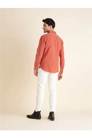 Celio Classic Spread Collar Casual Cotton Shirt (CALINOD)