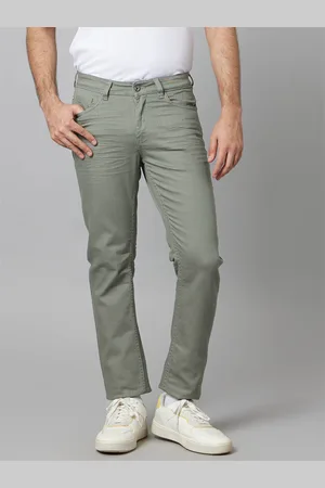 Celio Olive Mid-Rise Jean Fit Casual Cotton Jeans (DOPRY1)