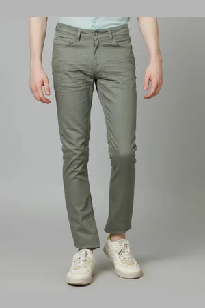 Celio Olive Mid-Rise Jean Fit Casual Cotton Jeans (DOPRY1)