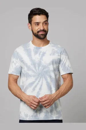 Celio Off- Cotton Graphic Printed T-Shirt