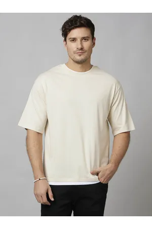 Celio Solid Half Sleeve Cotton T-Shirts (FETWIN)