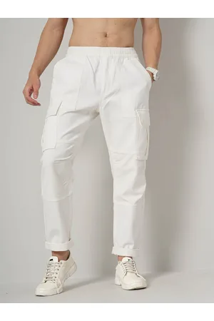 Celio Solid Cotton Trousers