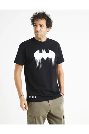 Celio Batman Printed Regular Casual T-shirt
