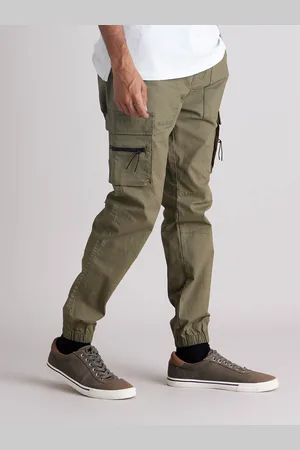 Buy CELIO Men Solid Casual Trousers online