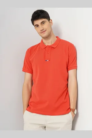 Celio Men Polo Collar Solid Regular Fit Cotton Basic Polo T-Shirt (TEONEPL)