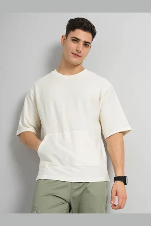 Celio Solid Cotton T-Shirt (FEKANGIN)