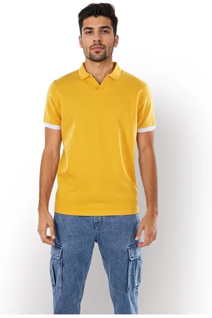 Celio Men Polo Collar Solid Regular Fit Cotton Basic Polo Tshirts (JEPICK)